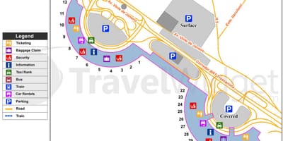 Ріо-де-Жанейро аеропорт на карті