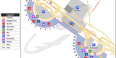 Ріо-де-Жанейро аеропорт на карті